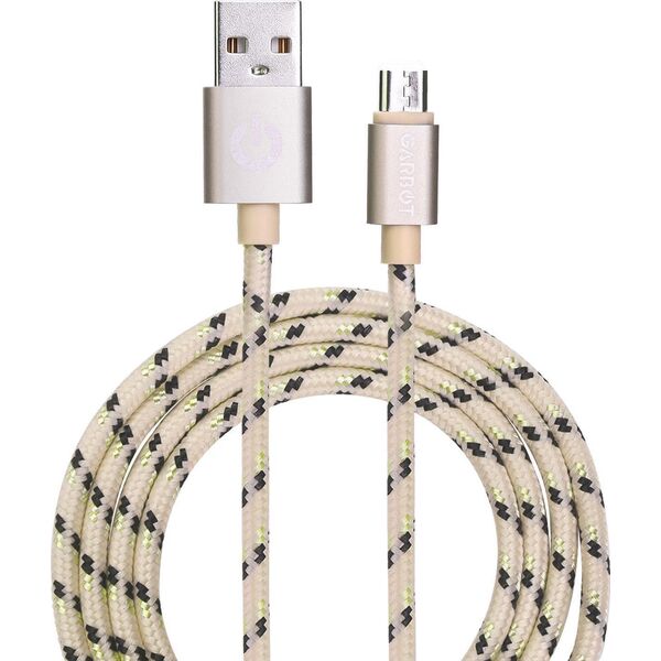 Kabel USB Garbot USB-A - microUSB 1 m Złoty (JAB-6824157)