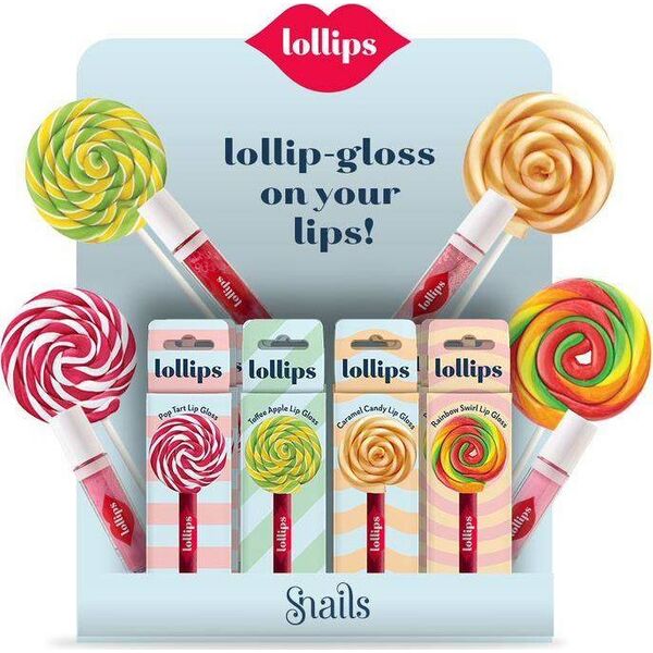 Snails Błyszczyk Lollips – Caramel Candy dla dzieci, 3ml
