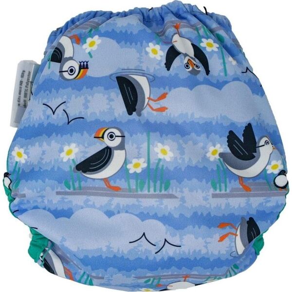 Close Caboo Otulacz, pieluszka wielorazowa z napami Blue Puffin 3-16 kg, 1 szt.