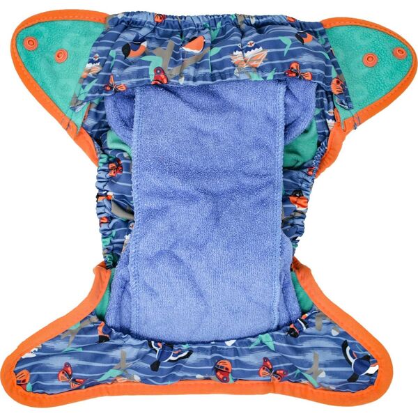 Close Caboo Otulacz, pieluszka wielorazowa Pop-in AIO Twilight Garden z napami 4.5-16 kg, 1 szt.