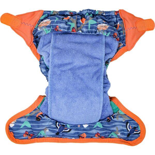 Close Caboo Otulacz, pieluszka wielorazowa V2 Twilight Garden z wkładem babusowym 3-16 kg, 1 szt.