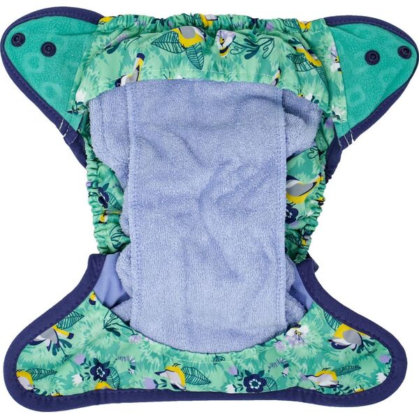 Close Caboo Otulacz, pieluszka wielorazowa Pop-in AIO Round the Garden z napami 4.5-16 kg, 1 szt.
