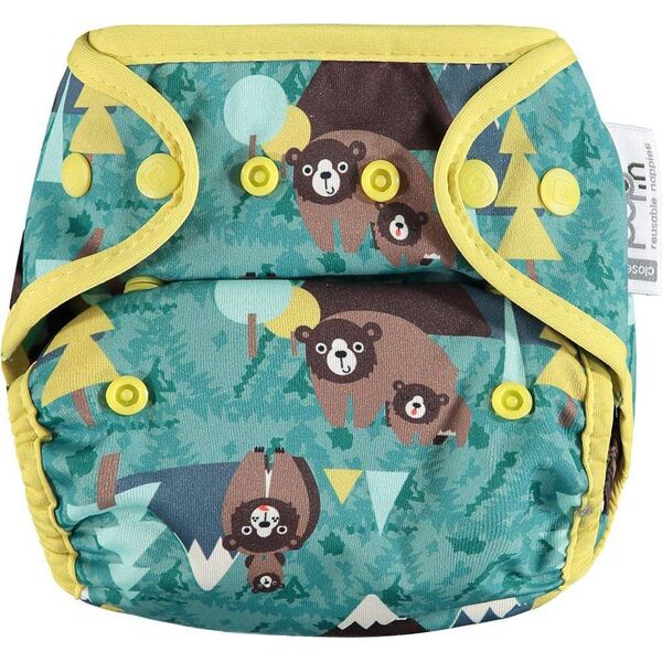 Close Caboo Otulacz, pieluszka wielorazowa Pop-in AIO Bear z napami 4.5-16 kg, 1 szt.