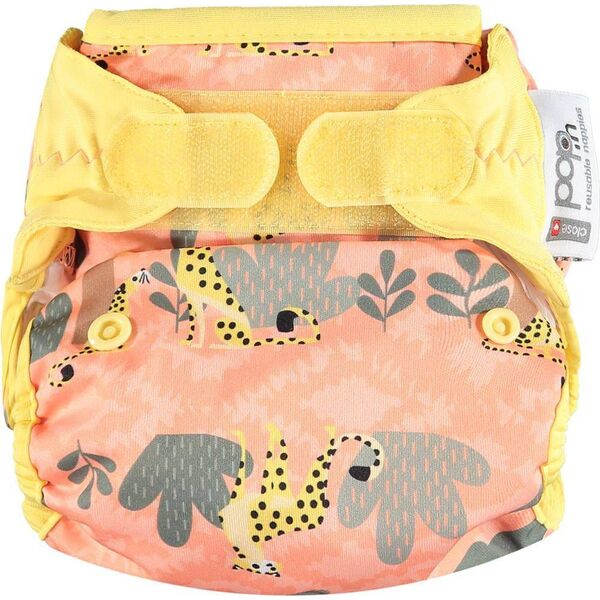 Close Caboo Otulacz, pieluszka wielorazowa z rzepami Cheetah 3-16 kg, 1 szt.