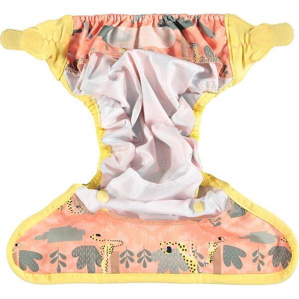 Close Caboo Otulacz, pieluszka wielorazowa z rzepami Cheetah 3-16 kg, 1 szt.