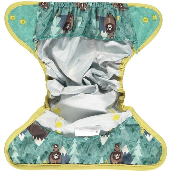 Close Caboo Otulacz, pieluszka wielorazowa z napami Bear 3-16 kg, 1 szt.