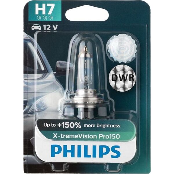 Philips Żarówka PHILIPS X-tremeVision Pro150 H7 12V 55W