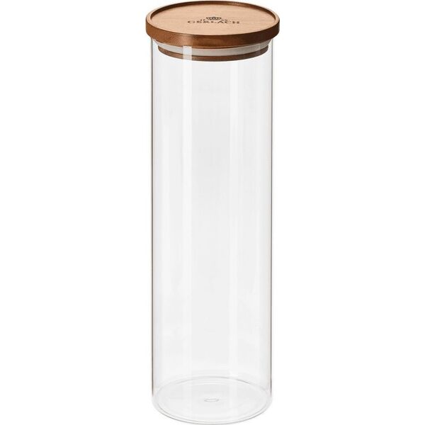 Lumarko pojemnik z akacjową pokrywką 1800ml 9,5xh30,4cm