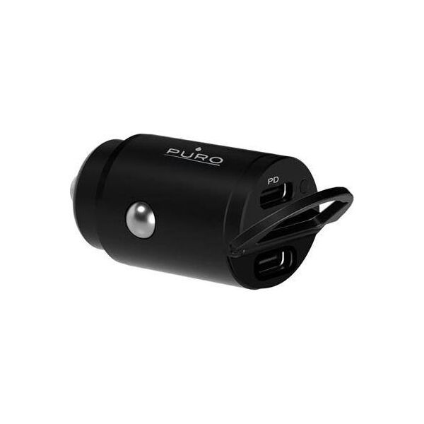 Ładowarka Puro Mini 2x USB-C 2.4 A  (PUR404BLK)