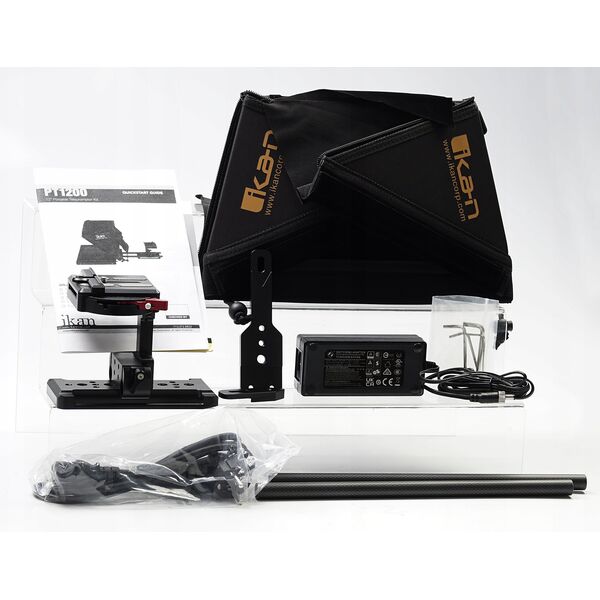 Ikan Ikan PT1200 Tragbarer 12 Teleprompter