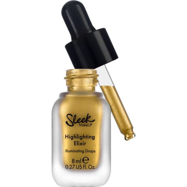 Sleek MakeUP SLEEK Highlighting Elixir PŁYNNY ROZŚWIETLACZ Drippin' (Gold)