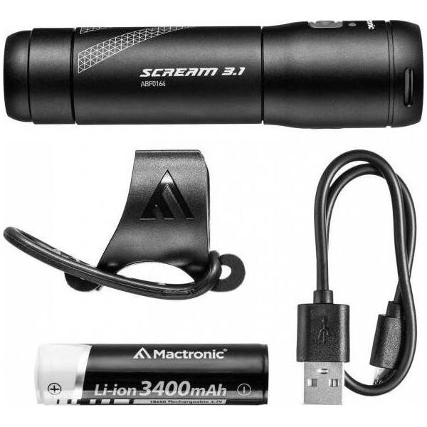 MacTronic Lampa rowerowa MACTRONIC Przednia SCREAM 3.1 1000lm