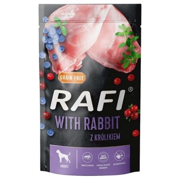 Rafi Dolina Noteci Rafi Saszetka Karma Psa KRÓLIK 500g