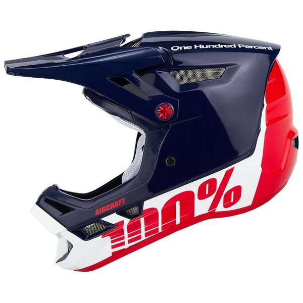 100% Kask rowerowy Aircraft Composite granatowy r. S