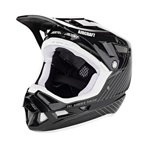 100% Kask rowerowy Aircraft Composite czarny r. XL