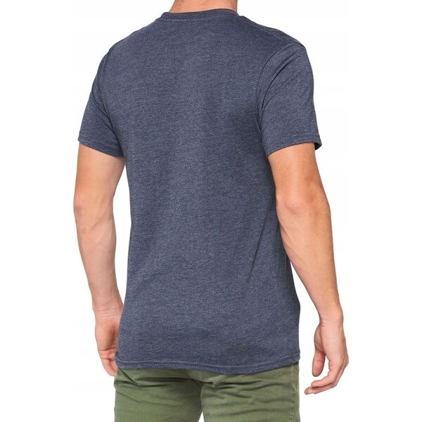 100% T-shirt 100% TRADEMARK krótki rękaw navy heather roz. M (NEW)