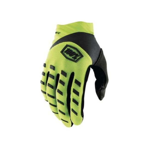 100% Rękawiczki 100% AIRMATIC Youth Glove fluo yellow black roz. L (długość dłoni 160-170 mm) (NEW)