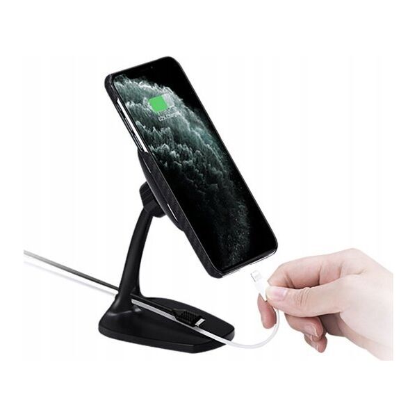 Pitaka Pitaka MagEZ Mount Qi Desktop, gunmetal