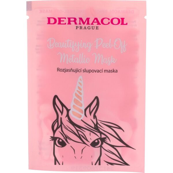 Dermacol Dermacol Beautifying Peel-off Metallic Mask Brightening Maseczka do twarzy 15ml