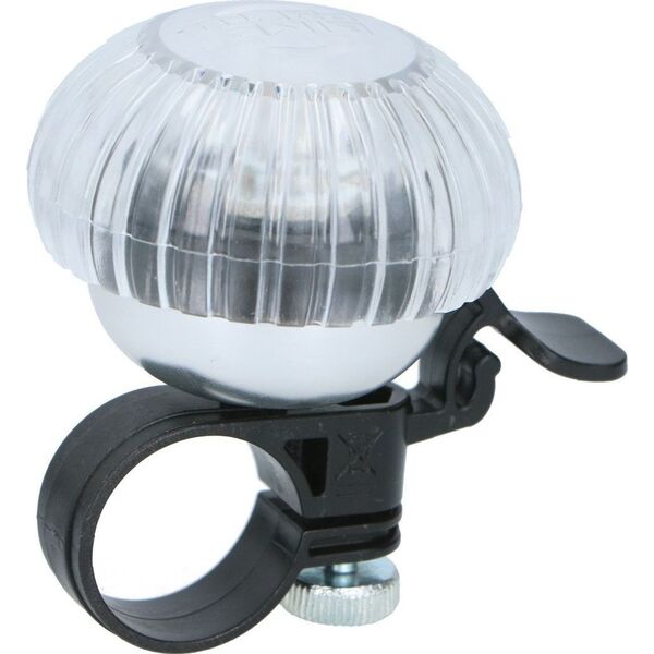 Dunlop Dzwonek rowerowy lampka na rower Dunlop 2w1 uni