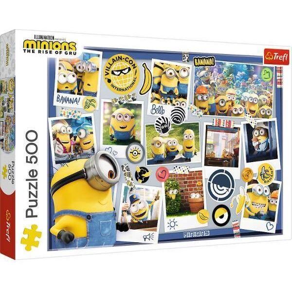 Trefl Puzzle 500el Minionki Zwariowana kolekcja zdjęć 37390 Trefl p8