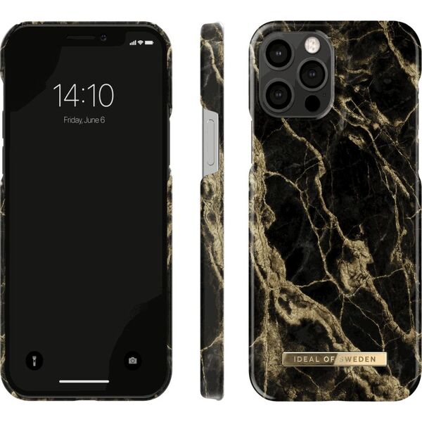 iDeal Of Sweden iDeal of Sweden Fashion - etui ochronne do iPhone 12/12 Pro (Golden Smoke Marble)