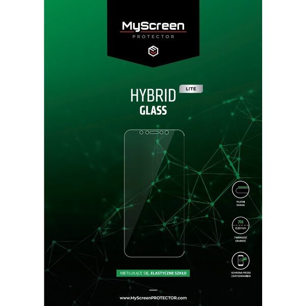 MyScreen Protector Szkło hybrydowe MyScreen HYBRID GLASS LITE 6" EA KIT