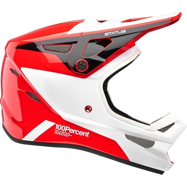 100% Kask full face 100% STATUS DH/BMX Helmet Carby Silver roz. XL (61-62 cm) (NEW)