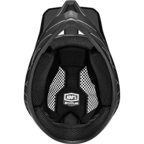 100% Kask full face 100% STATUS DH/BMX Helmet Carby Silver roz. XL (61-62 cm) (NEW)