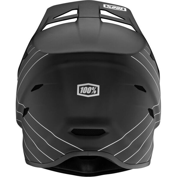 100% Kask full face 100% STATUS DH/BMX Helmet Carby Silver roz. XL (61-62 cm) (NEW)