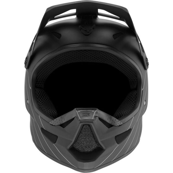 100% Kask full face 100% STATUS DH/BMX Helmet Carby Silver roz. XL (61-62 cm) (NEW)