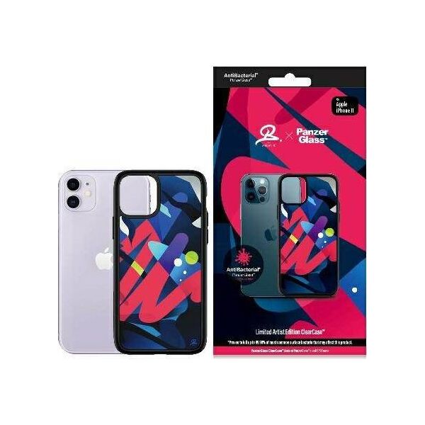 PanzerGlass PanzerGlass ClearCase iPhone 11 Mikael B Limited Artist Edition Antibacterial