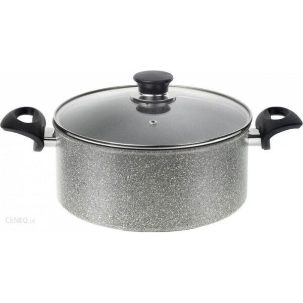 Ballarini Garnek BALLARINI Ferrara z 2 uchwytami i pokrywką granitowy 24 cm FERG25D.24D