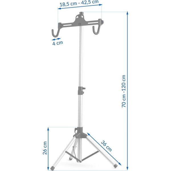 Humberg Stojak rowerowy serwisowy MB2 aluminium srebrny