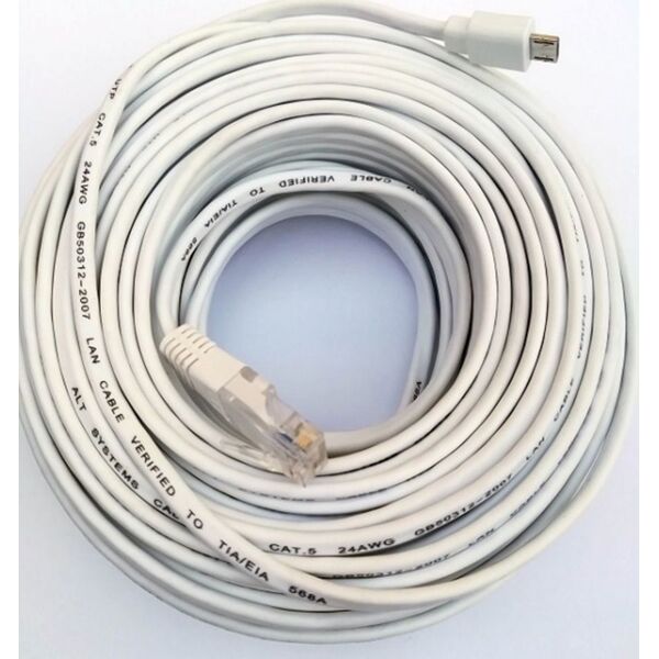 Kabel USB Zmodo microUSB - RJ-45 25 m Biały (UMNP10073)