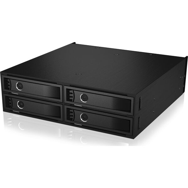 Kieszeń Icy Box 4x 2.5" U.2 SFF-8639 - Mini-SAS SFF-8643 (IB-2242U2K)