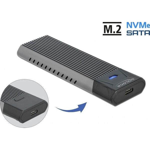 Kieszeń Delock M.2 NVMe PCIe - USB-C 3.2 Gen 2 (42638)