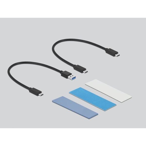 Kieszeń Delock M.2 NVMe PCIe - USB-C 3.2 Gen 2 (42638)