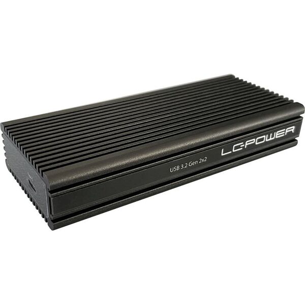 Kieszeń LC-Power M.2 PCIe NVMe - USB-C 3.2 Gen 2x2 (LC-M2-C-NVME-2X2)