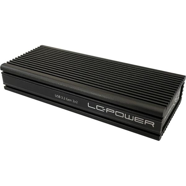 Kieszeń LC-Power M.2 PCIe NVMe - USB-C 3.2 Gen 2x2 (LC-M2-C-NVME-2X2)