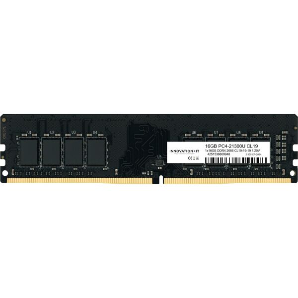 Pamięć Innovation IT DDR4, 16 GB, 2666MHz, CL19 (Inno16G26662GS)