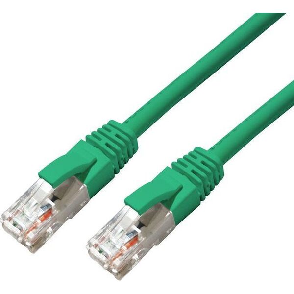MicroConnect CAT6A UTP 1m Green LSZH