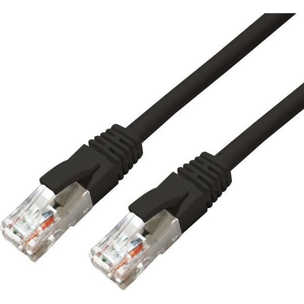 MicroConnect CAT6A UTP 3m Black LSZH