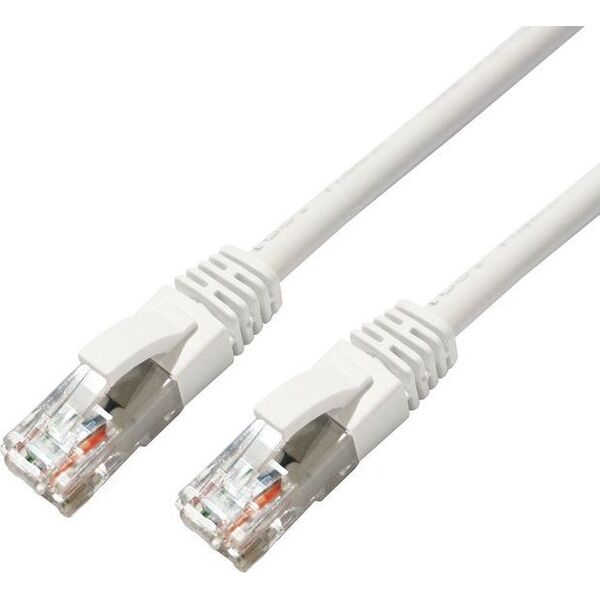 MicroConnect CAT6A UTP 1m White LSZH