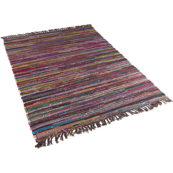 Shumee Dywan bawełniany 160 x 230 cm ciemny wielokolorowy DANCA