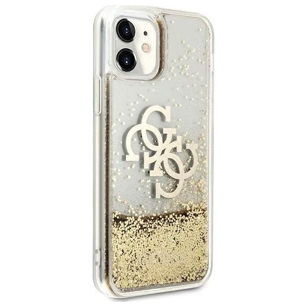 Guess Guess GUHCN61LG4GGO iPhone 11 6,1" złoty/gold hardcase 4G Big Liquid Glitter