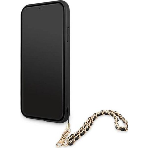 Guess Guess GUHCN61SASGBK iPhone 11 6,1" czarny/black hardcase Saffiano Chain