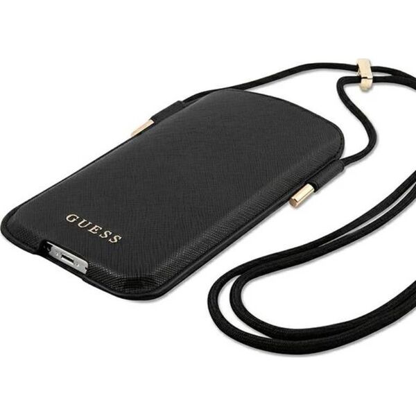 Guess Guess Torebka GUHCP12MSAPSBK 6,1" czarny/black Saffiano