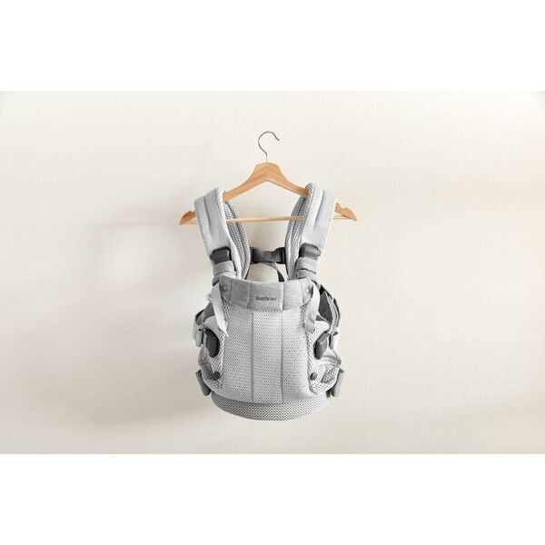BabyBjorn BABYBJORN - nosidełko Harmony 3D Mesh, Srebrny