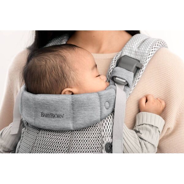 BabyBjorn BABYBJORN - nosidełko Harmony 3D Mesh, Srebrny